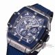 Swiss BBF Hublot Big Bang Tonneau Blue Dial Chronograph Watch Replica (4)_th.jpg